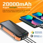 Promate SolarTank-20PDQi, 20000mAh Solar Power Bank - Image 2