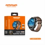 Amaya Glamour 1 Leather Smart Watch - Image 2