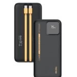 TECNO 10,000mAh 3 Ports Portable Ultra Tank Power Bank (Model TPB-103) - Image 2