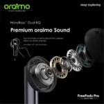 oraimo FreePods Pro ANC | Active Noise Cancellation TWS True Wireless Earbuds - Image 2