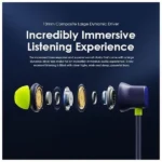 Oraimo Necklace Pro | HavyBass Hybrid ANC 50hr Playtime Clear Calls Neckband Wireless Earphone - Image 3