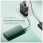 Oraimo Slice Link 10000mAh | 12W  3 in 1 Portable Powerbank with Built-in Lightning & Type-C & Micro USB Cable - Image 4