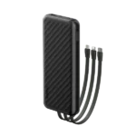 Oraimo Slice Link 10000mAh | 12W  3 in 1 Portable Powerbank with Built-in Lightning & Type-C & Micro USB Cable